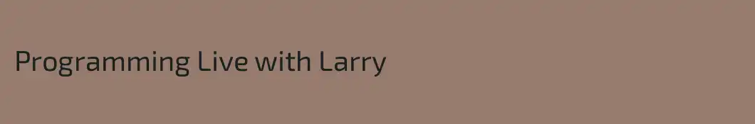 Programming Live with Larry